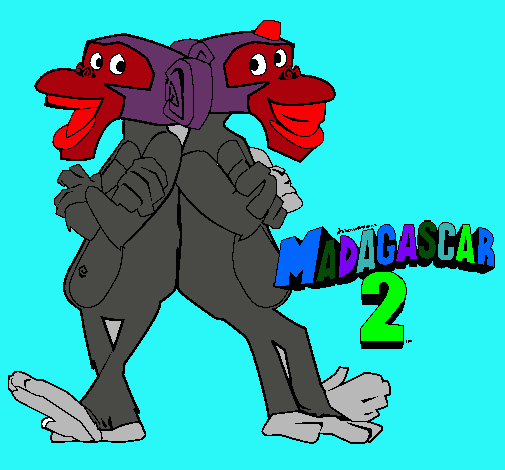 Madagascar 2 Manson y Phil 2