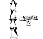 Dibujo Madagascar 2 Pingüinos pintado por santiago