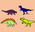 Dibujo Dinosaurios de tierra pintado por marcello