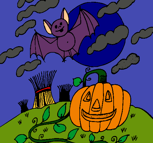 Paisaje de Halloween