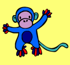 Dibujo Mono pintado por ruthbarranco