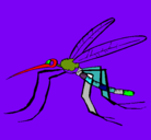 Dibujo Mosquito pintado por fer