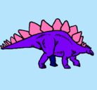 Dibujo Stegosaurus pintado por BELISARIO