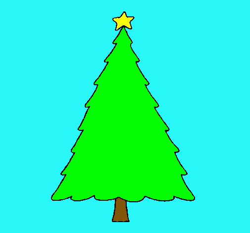 Árbol con estrella