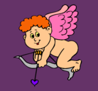 Dibujo Cupido pintado por julianandresguerra