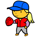 Dibujo Jugadora de béisbol pintado por yiurobert.24