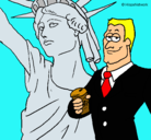 Dibujo Estados Unidos de América pintado por Thiare