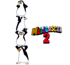 Dibujo Madagascar 2 Pingüinos pintado por wwechanpion