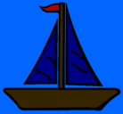 Dibujo Barco velero pintado por oziel