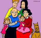 Dibujo Familia pintado por htklsd