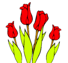 Dibujo Tulipanes pintado por juanjose