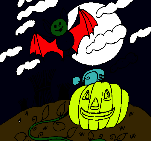 Paisaje de Halloween