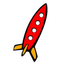 Dibujo Cohete II pintado por tucupita