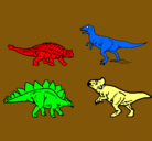 Dibujo Dinosaurios de tierra pintado por rubenkathia