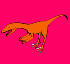 Dibujo Velociraptor II pintado por memito