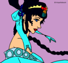 Dibujo Princesa china pintado por Anggela10