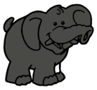 Dibujo Elefante pintado por pazbucarey