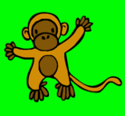 Dibujo Mono pintado por mariajesus