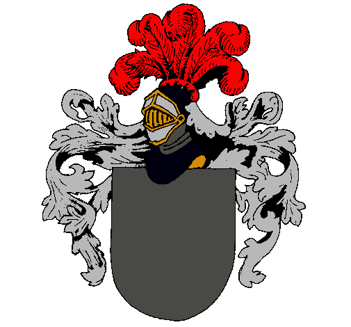 Escudo de armas y casco