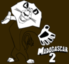 Dibujo Madagascar 2 Alex 2 pintado por sarahruenes