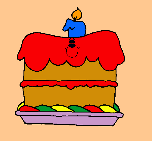 Pastel de cumpleaños