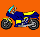 Dibujo Motocicleta pintado por tapun