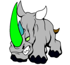 Dibujo Rinoceronte II pintado por 5612
