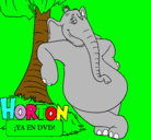 Dibujo Horton pintado por CAMILA