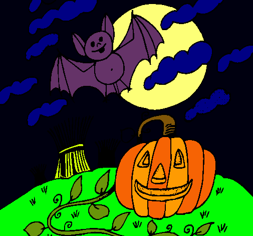 Paisaje de Halloween