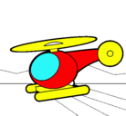 Dibujo Helicóptero pequeño pintado por fvvvvf