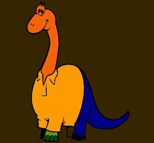 Diplodocus con camisa