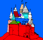Dibujo Castillo medieval pintado por alex