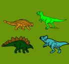 Dibujo Dinosaurios de tierra pintado por naimboainain