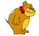 Dibujo Bulldog inglés pintado por federicoo