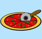 Dibujo Pizza pintado por rubenxd