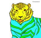 Dibujo Tigre pintado por joselitoysanny