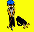 Dibujo Jugador de golf II pintado por daniel
