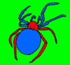 Dibujo Araña venenosa pintado por jose