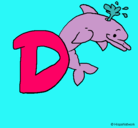 Dibujo Delfín pintado por delfi