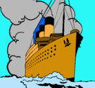 Dibujo Barco de vapor pintado por edgar