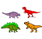 Dibujo Dinosaurios de tierra pintado por oscarsalazarpealoza
