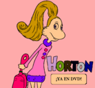 Dibujo Horton - Sally O'Maley pintado por rosa