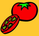 Dibujo Tomate pintado por ure
