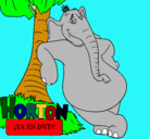 Dibujo Horton pintado por estephani