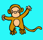 Dibujo Mono pintado por Angi