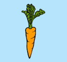 Dibujo zanahoria pintado por Yeunii