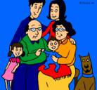 Dibujo Familia pintado por nathy27