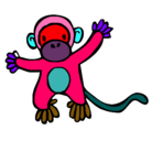 Dibujo Mono pintado por brehidacota