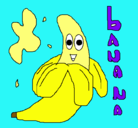 Dibujo Banana pintado por maiacostas