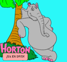 Dibujo Horton pintado por Elizabeth